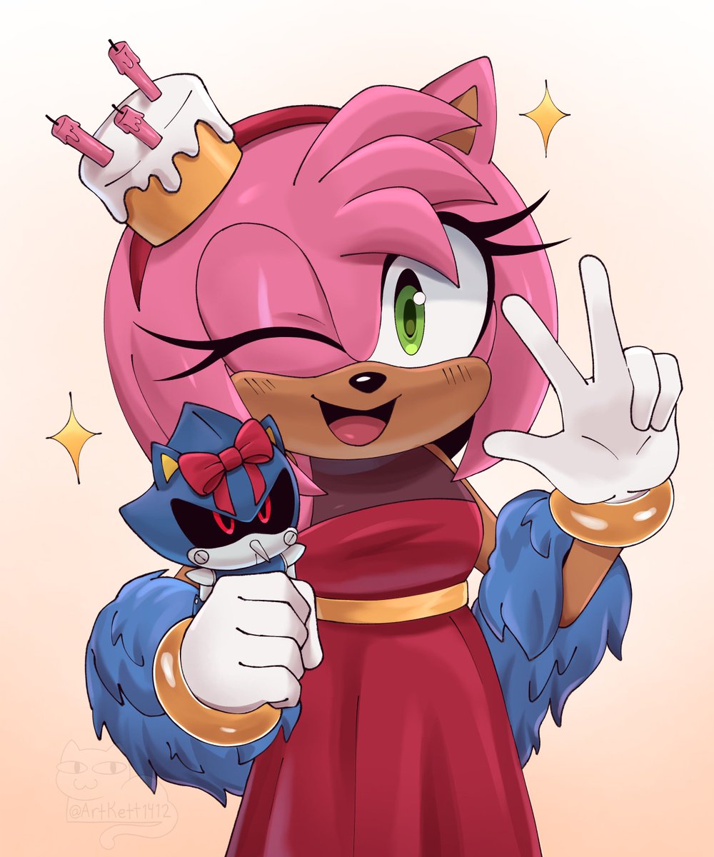 ArtKett1412's tweet photo. Happy (late) birthday to Amy and Metal Sonic! 

#AmyRose #sonicthehedgehogㅤㅤㅤ https://t.co/JwV2P5AUG7