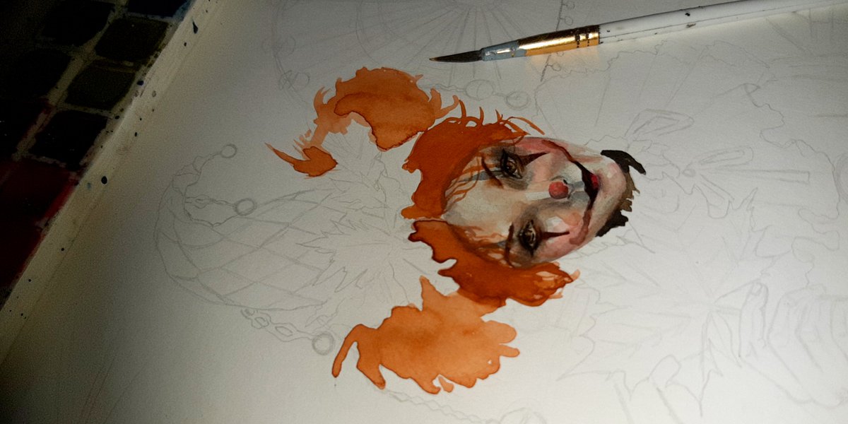 monea_art's tweet photo. 🎪🍂 The Jester of Forgotten Dreams
He’s been wandering beneath the carnival lights for longer than anyone remembers…
They say he carries the dreams of those who disappeared here. 🎭🕯️
A hand-painted watercolor from Whispers of the Carnival. 🖤 https://t.co/up0QNitcjk