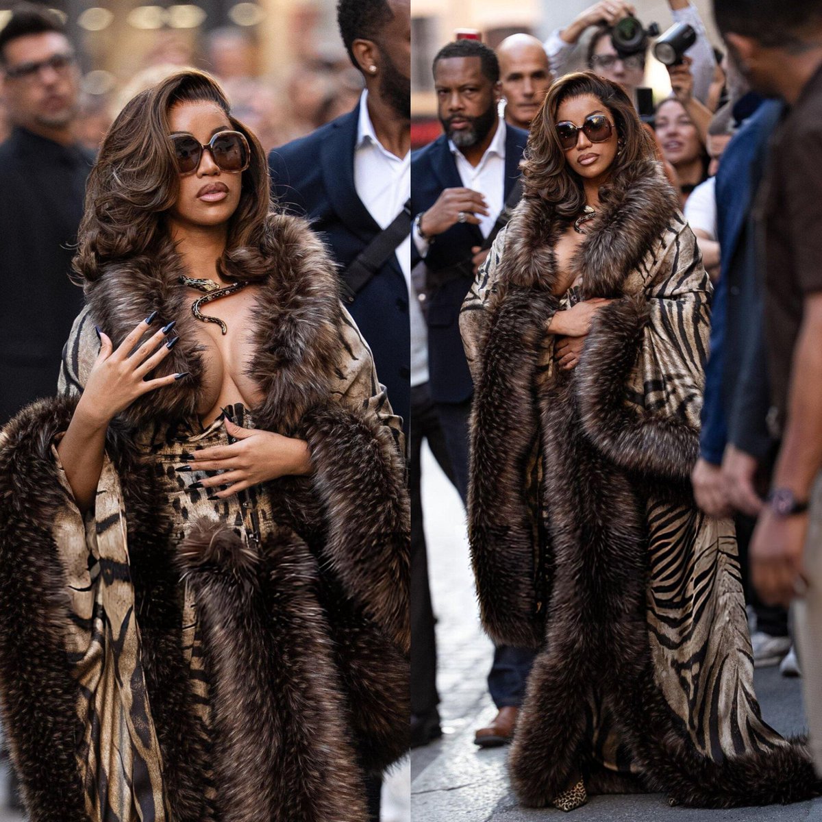 RedMedia_us's tweet photo. Cardi B serves boss btch realness at Milan Fashion Week. 🔥 https://t.co/mVy13oKMcZ