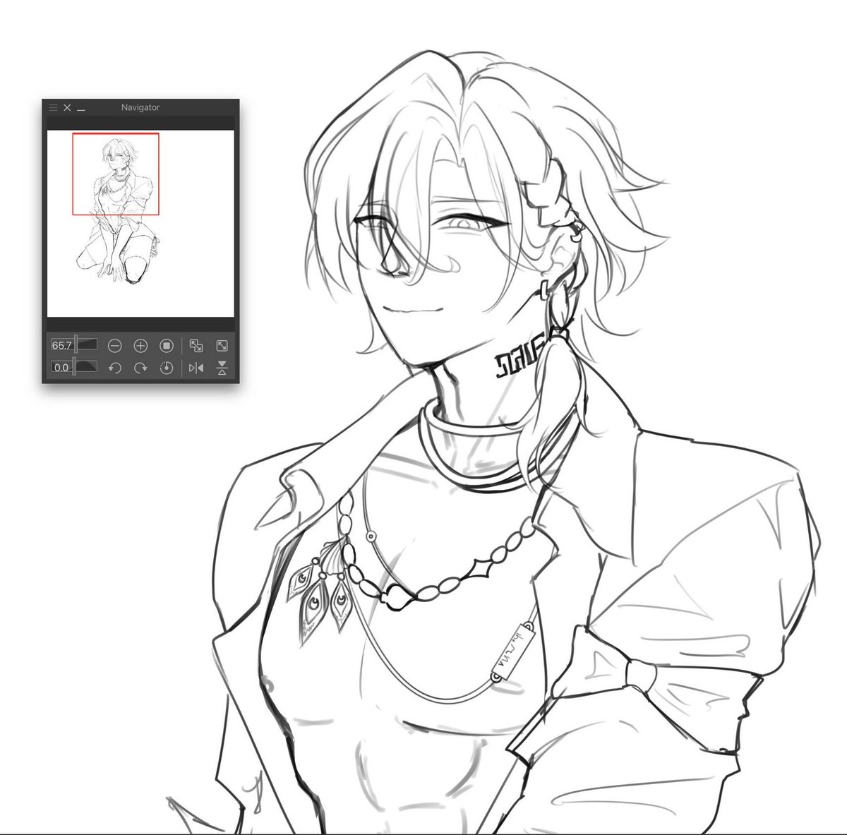 thestrongcyan's tweet photo. #Aventurine wip

#Honkaistarrail #hsr #hsrfanart #Aventurinefanart #smallartist https://t.co/ngc2uUsS26