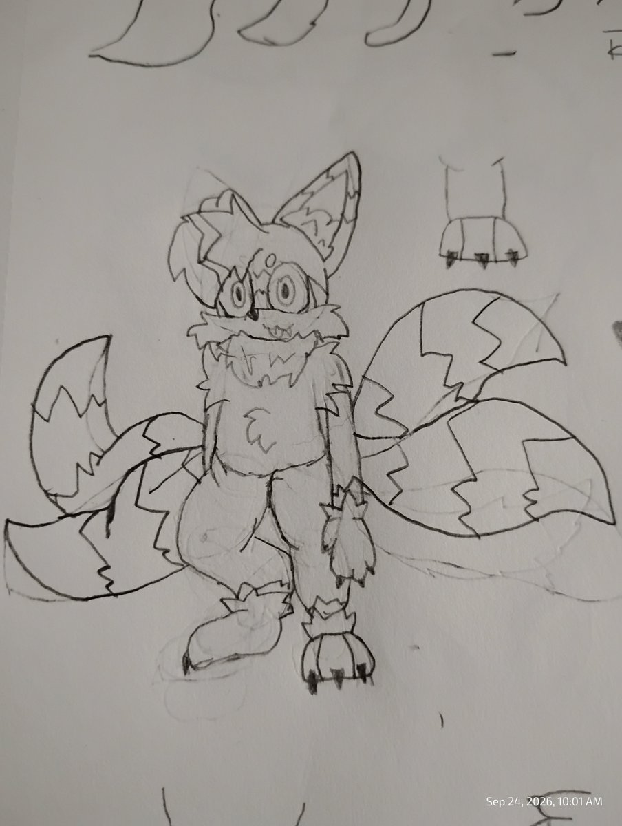 endythefox's tweet photo. I drew actual furry for the first time! https://t.co/gTSaQV4OPF