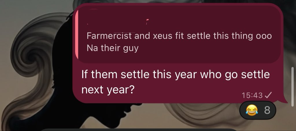 Ui9912's tweet photo. If we gather pay for am this year who go pay for next year?

Make we know wetin we dey do oo https://t.co/6PLDBBGQNi