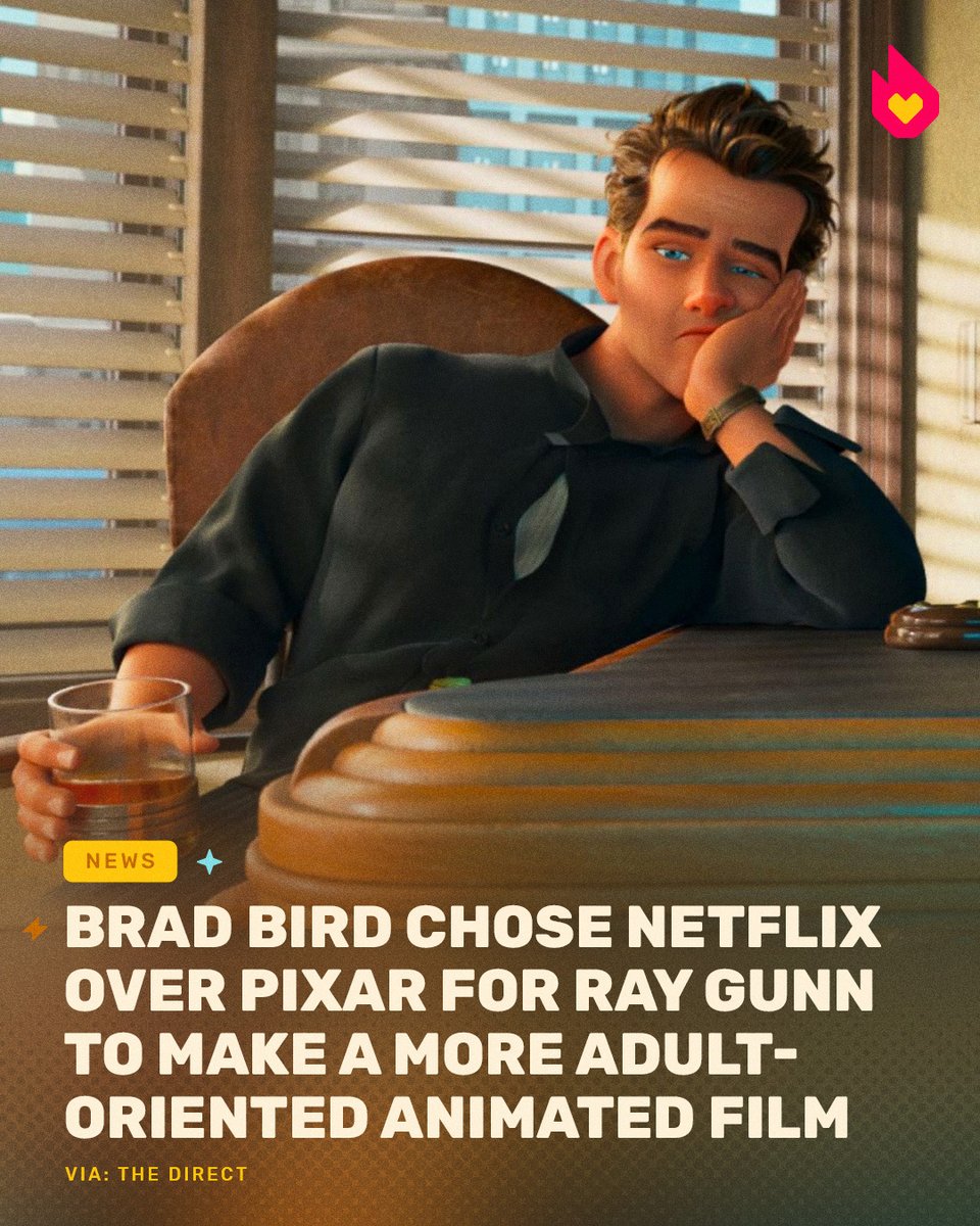 getFANDOM's tweet photo. Do you think Brad Bird made the right choice to step away from Pixar for his latest feature? 🧐 https://t.co/sYpSdklOAr