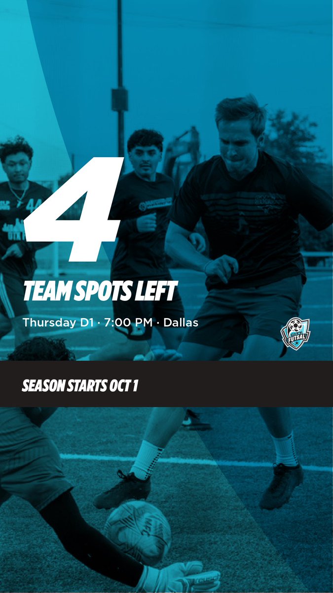 CityFutsal's tweet photo. 1 Week out from our Thurs. League 😉

REGISTER NOW: https://t.co/XHfRgYIuv1 https://t.co/nZLqfF88oX