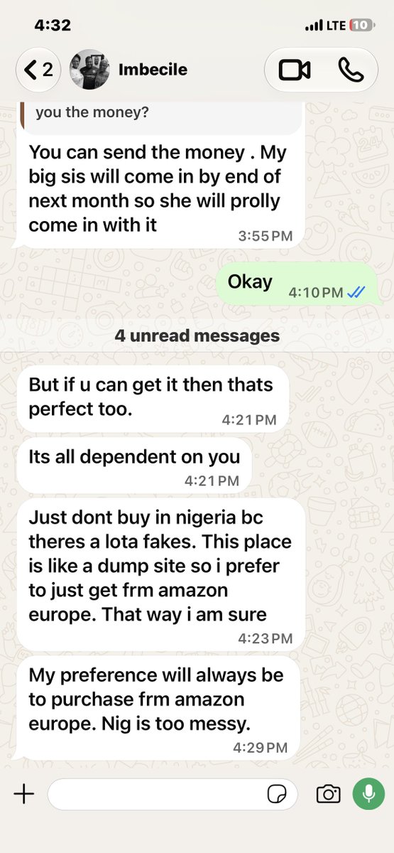 Nsemeke_'s tweet photo. I told you I wasn’t interested in a relationship. You said we could just be friends. I didn’t block you.

You started calling, I had no problem with that. Then you said you had no data and asked me to subscribe for you. I did.

Few days later you passed an exam, I congratulated you like a good friend. Next message? You’re telling me what to gift you for smashing it.

I thought you were joking. You called to remind me. I played along and you foolishly said Apple AirPods.

It’s not your birthday. I’m not your girlfriend, we’ve never seen each other and I have never asked you for anything.

You even had the nerve to say we should buy it outside the country.