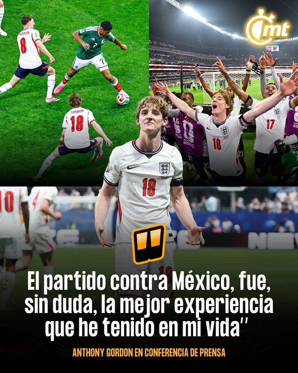 mediotiempo's tweet photo. ¡NO OLVIDAN A MÉXICO! 🏴󠁧󠁢󠁥󠁮󠁧󠁿 🤝 🇲🇽

En conferencia de prensa de la Nations League, el elemento del Barcelona destacó todo lo que aprendió la selección inglesa del juego ante el Tri en el Mundial 2026.

https://t.co/ATaPgMzqUJ https://t.co/pfYJvpJg3W