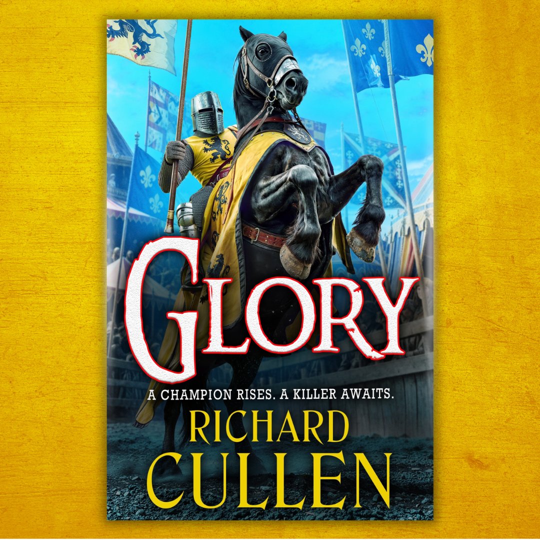 Rich4ord's tweet photo. Don your helm! Couch your lance! Let the melee begin! The cover of #Glory book 4 in the Chronicles of the Black Lion is here! https://t.co/MNFQQuNOSz