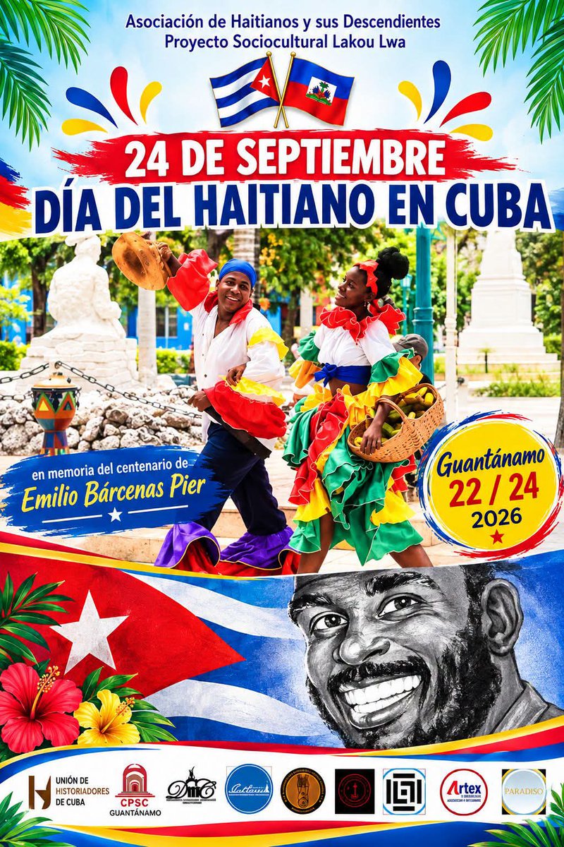 DeLos835's tweet photo. Muchas felicidades a todos los descendientes Haitiano en su día ,#SalaDeTelevisión Municipio El Salvador #Cuba en #MiGuantánamo , #CubaEsCultura. https://t.co/5HUfkum334