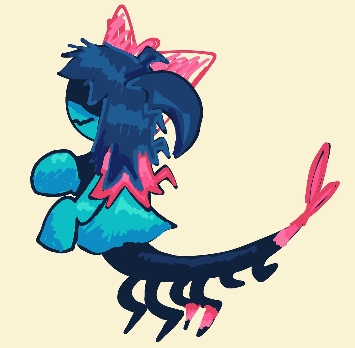 jyntols's tweet photo. Aqua art ! 
#deltarune #deltarunefanartㅤㅤㅤㅤ #deltarunechapter5ㅤㅤ https://t.co/ydPxb3RdL3