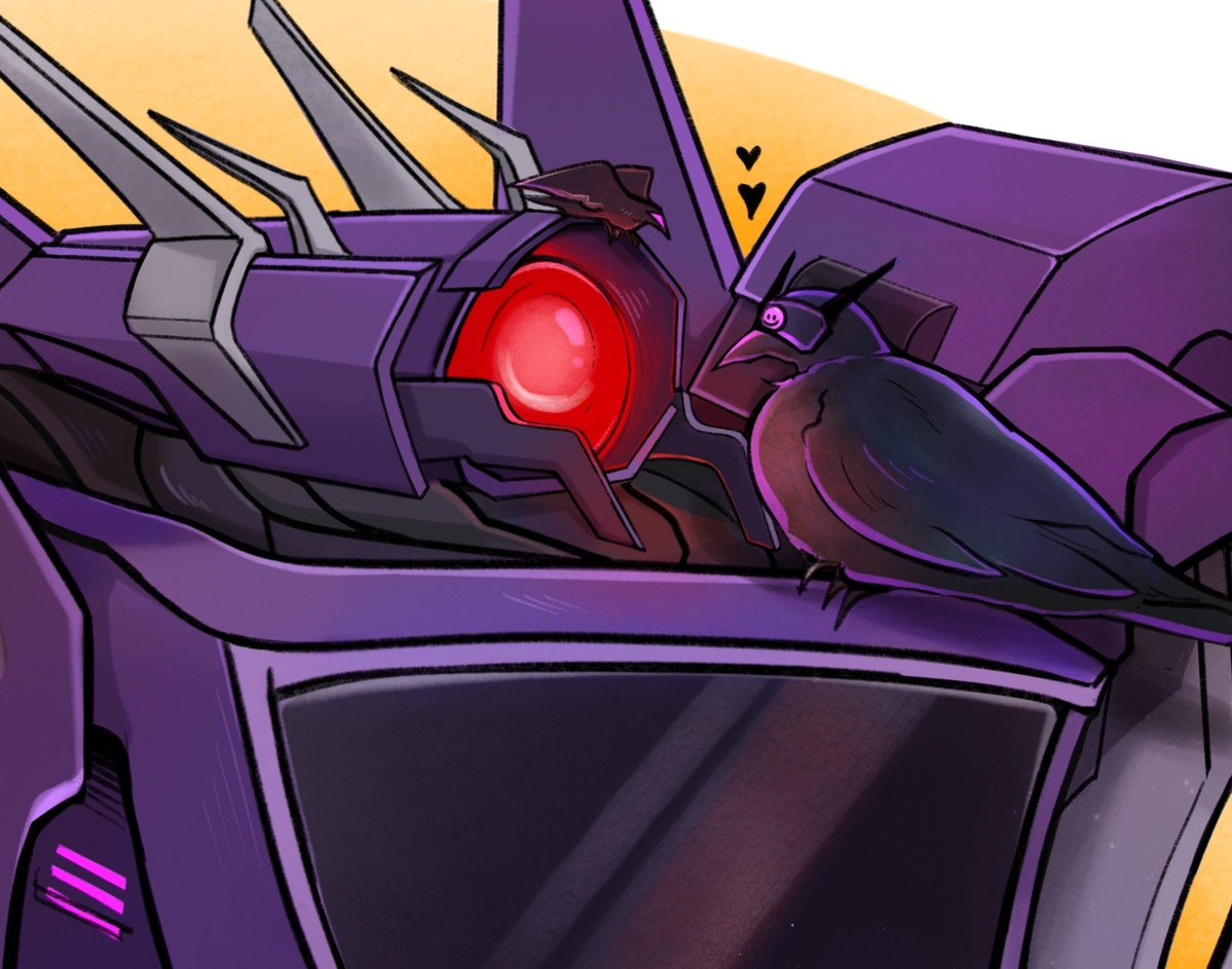 Iamduck1117's tweet photo. Bird watching 💜💜👀🫶
I love wavewave ♡♡♡

#transformersprime 
#shockwave #变形金刚
#soundwave #tf 
#wavewave 
#tfp #transformers 
#トランスフォーマー https://t.co/GStDKit9fW