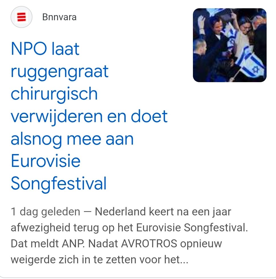 AnjaWritingsx's tweet photo. HAHAHA BNNVARA ROASTING THE SHIT OUT OF THE NPO FOR RETURNING TO EUROVISION https://t.co/qLu9bWjbqn