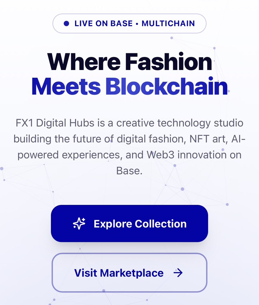 fx1_hubs's tweet photo. I’m building @Digita_wardrobe from the underground , a solo built creative ecosystem sitting at the intersection of Fashion, Art, NFTs, & blockchain on @base 
I’m exploring how fashion and digital art can move beyond being content on a screen into onchain experiences, digital ownership, and new creative economies.

No VC, no big team, no Hype just one multidisciplinary creator building from the ground up, learning, experimenting, shipping, and turning ideas into products.

There’s still a lot to build, but the Vision is bigger than a single collection or project.
Always open to connecting with builders, artists, designers, collectors, and anyone interested in building the next layer of the creator economy. 🤝
@buildonbase 
@Based_Africa