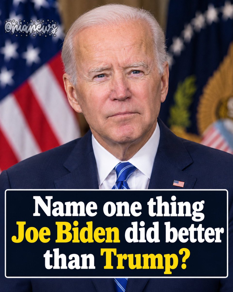 HazelLiaqa4848's tweet photo. Q: Everyone answer this one correctly and honestly!

Is there something Joe Biden Did better than Donald Trump? 🤔 https://t.co/zSJjekSABq