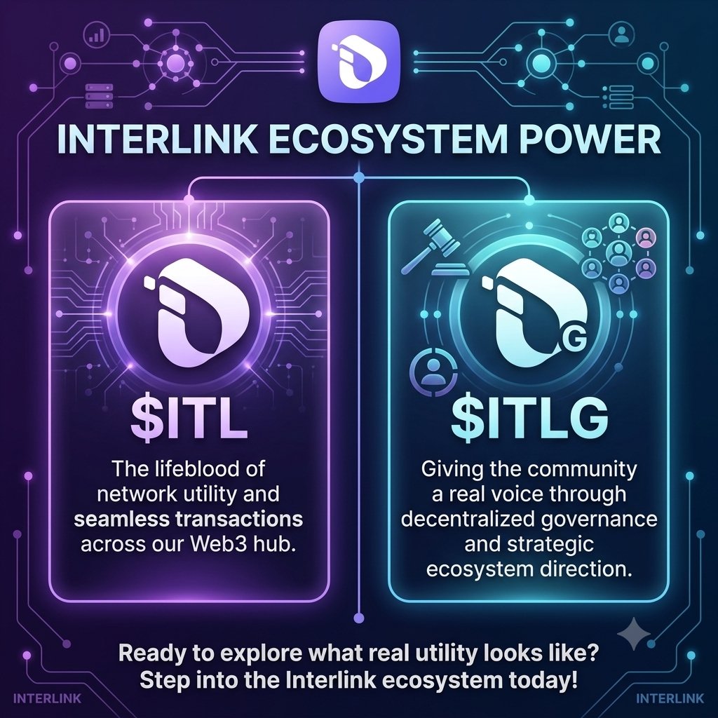 quadri_idris's tweet photo. Powering the Interlink ecosystem are two core drivers designed for sustainability and community governance: $ITL and $ITLG.
​🔹 $ITL: The lifeblood of network utility and seamless transactions across our Web3 hub.
🔹 $ITLG:
#interlink #Itlg #Itl. https://t.co/Q0jRgp2R3x