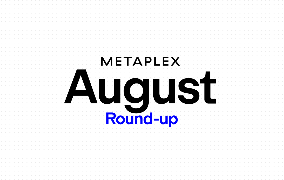 metaplex's tweet photo. Metaplex August Round-up:

- @Claynosaurz launched $HEEBOO through Metaplex with >$1.2M in deposits
- Metaplex’s @Blockworks dashboard launched
- Metaplex's Token Transparency Filing went live on @Bloomberg
- Monthly revenue reached $226K, the second-highest month since March https://t.co/CGcc044ZtX