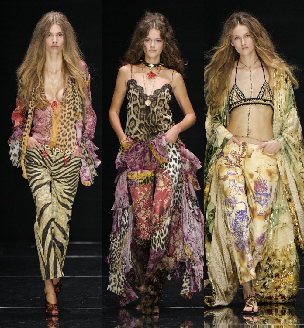 Lesflappers's tweet photo. Roberto Cavalli SS27 ready-to-wear https://t.co/5c8rtiiQAr