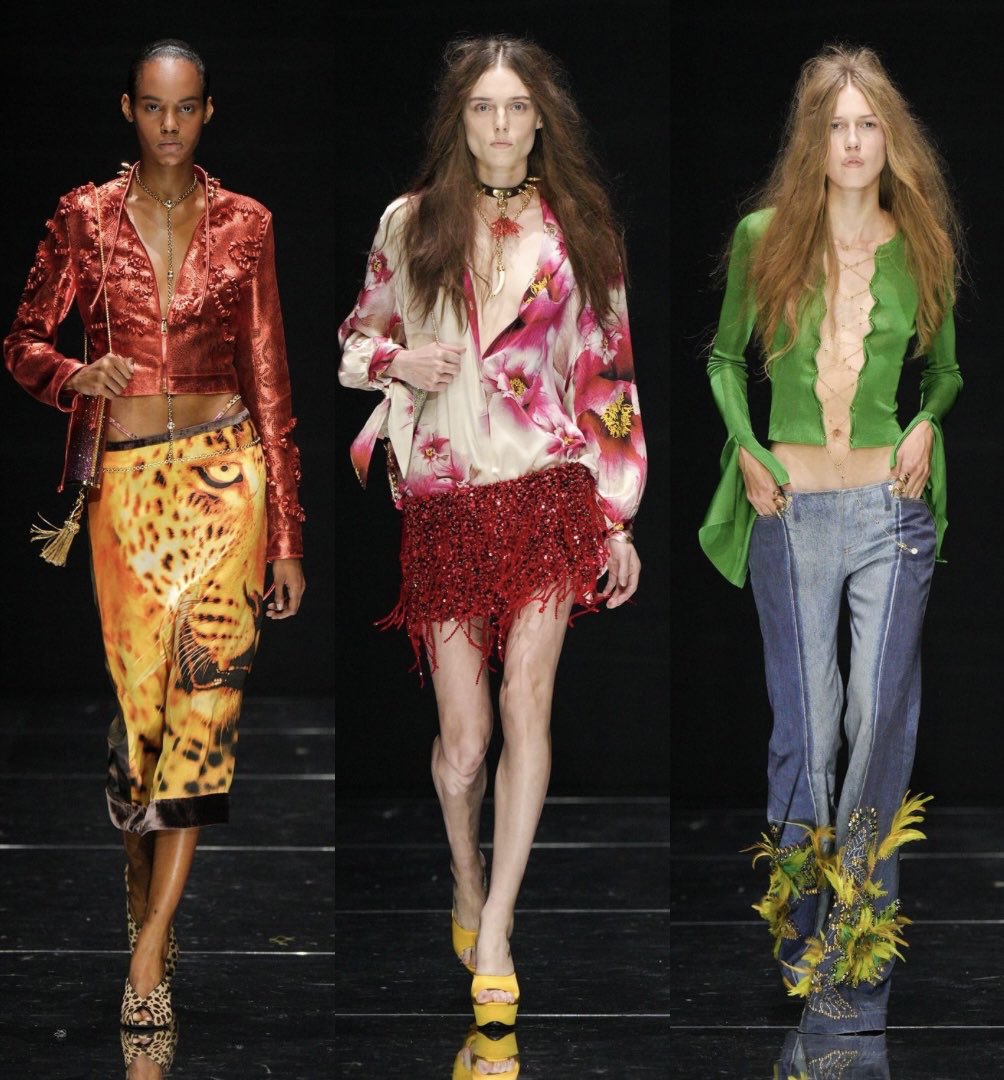 Lesflappers's tweet photo. Roberto Cavalli SS27 ready-to-wear https://t.co/5c8rtiiQAr