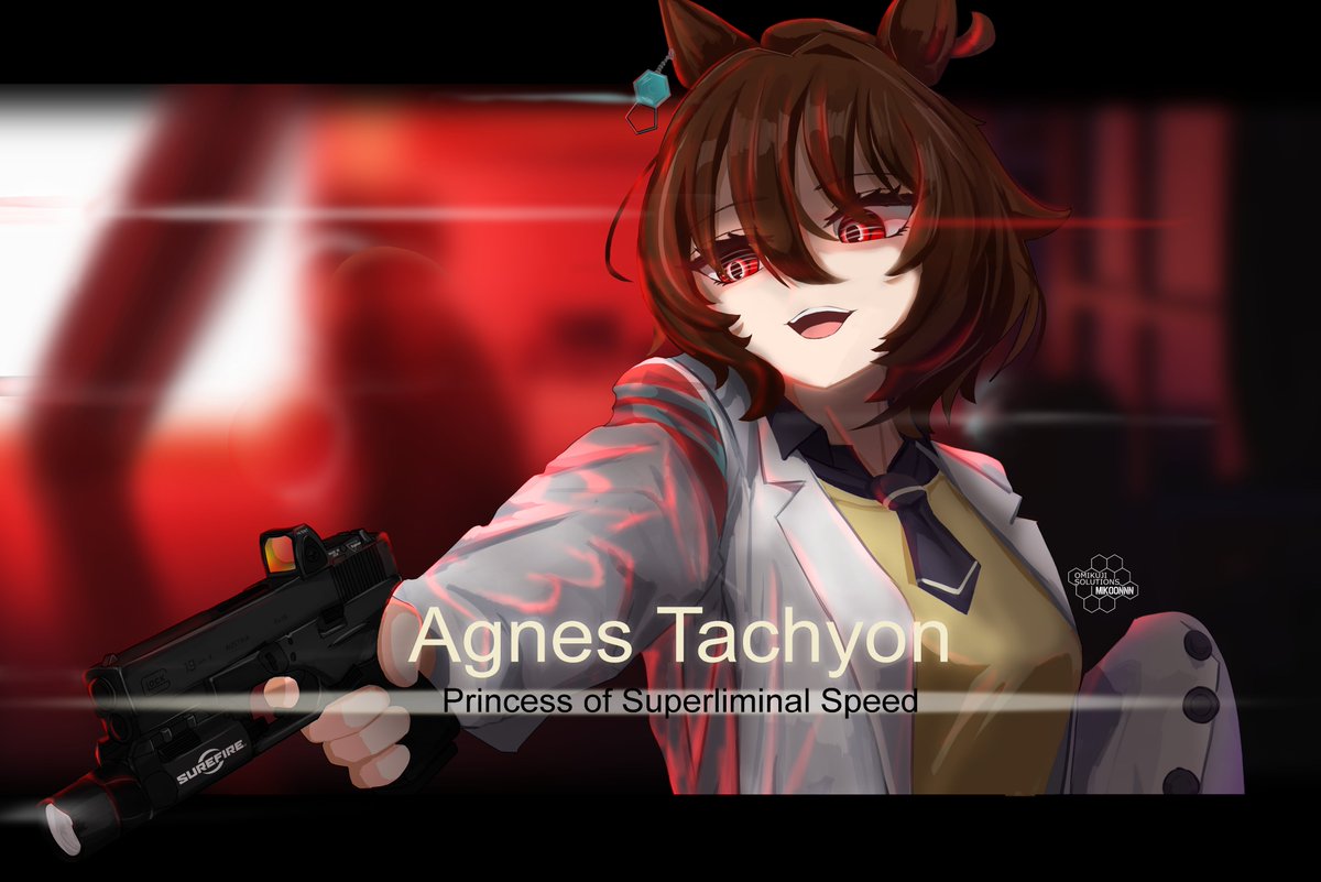 mikoonnn's tweet photo. [REPOST]

Posting old artworks because I'm too busy with gettin DAT BAG

Agnes Tachyon with a Glock 19g4 https://t.co/B8sCcY9DBl
