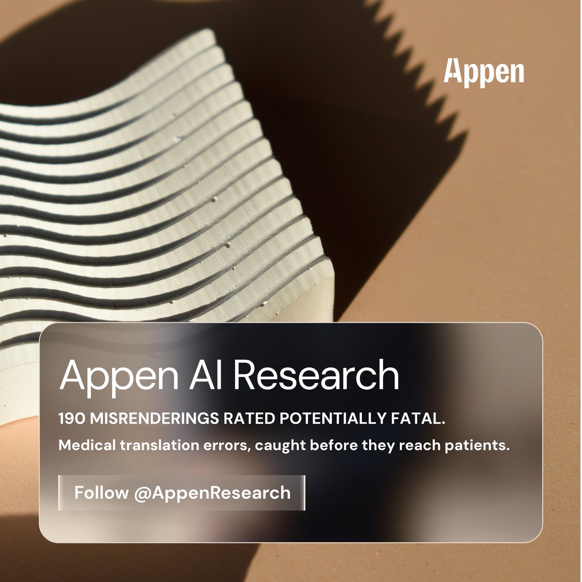 AppenResearch's tweet photo. Robots fail on the situations nobody thought to record. Follow @AppenResearch for more AI research.