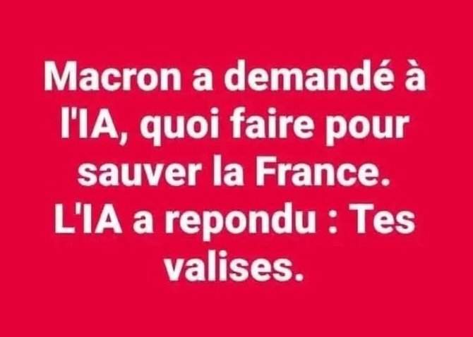 MoradELHATTAB1's tweet photo. #Macron #IA https://t.co/6N14l3Jpz0