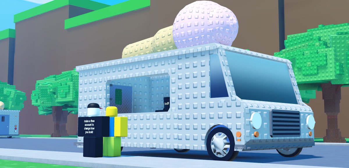 fivtechdev's tweet photo. Just finished working on this Roblox Ice Cream Truck 🍦

Tried to keep it clean and a little playful while still making it fit naturally into a Roblox game.

Open for commissions! DM me if you need a builder for your Roblox project.

[#Dev #Roblox #RobloxStudio] https://t.co/yZo06XiAW6