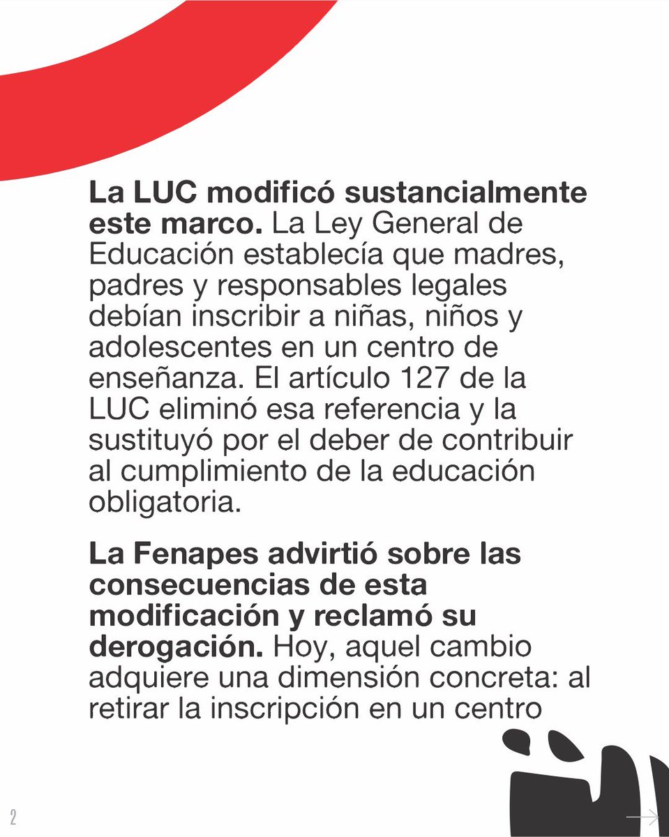 FenapesUruguay's tweet photo. 📢DECLARACIÓN
Ante el reciente fallo de la Suprema Corte de Justicia sobre la educación de niñas de una comunidad menonita.

👉Nuestra federación advirtió en su momento el riesgo que suponía el artículo 127 de la LUC. Reclamamos una vez más su derogación.

👉Convocamos a incorporar esta discusión en el Congreso Nacional de Educación que se encuentra en desarrollo.

#FenapesSeMueve