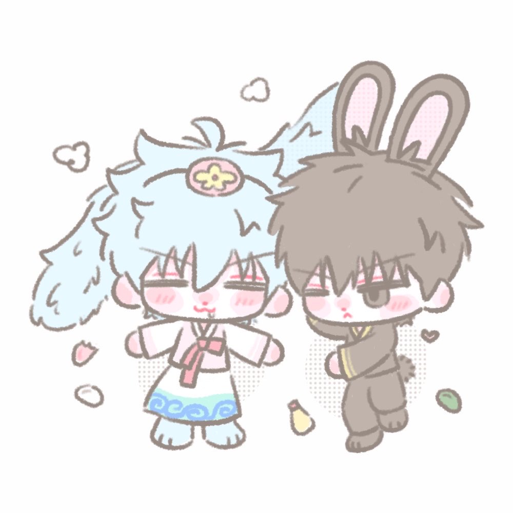 5ayonaramayo's tweet photo. #銀土 역시 추석엔 토끼를... 🐰🐰 https://t.co/SJeSU9Edx1