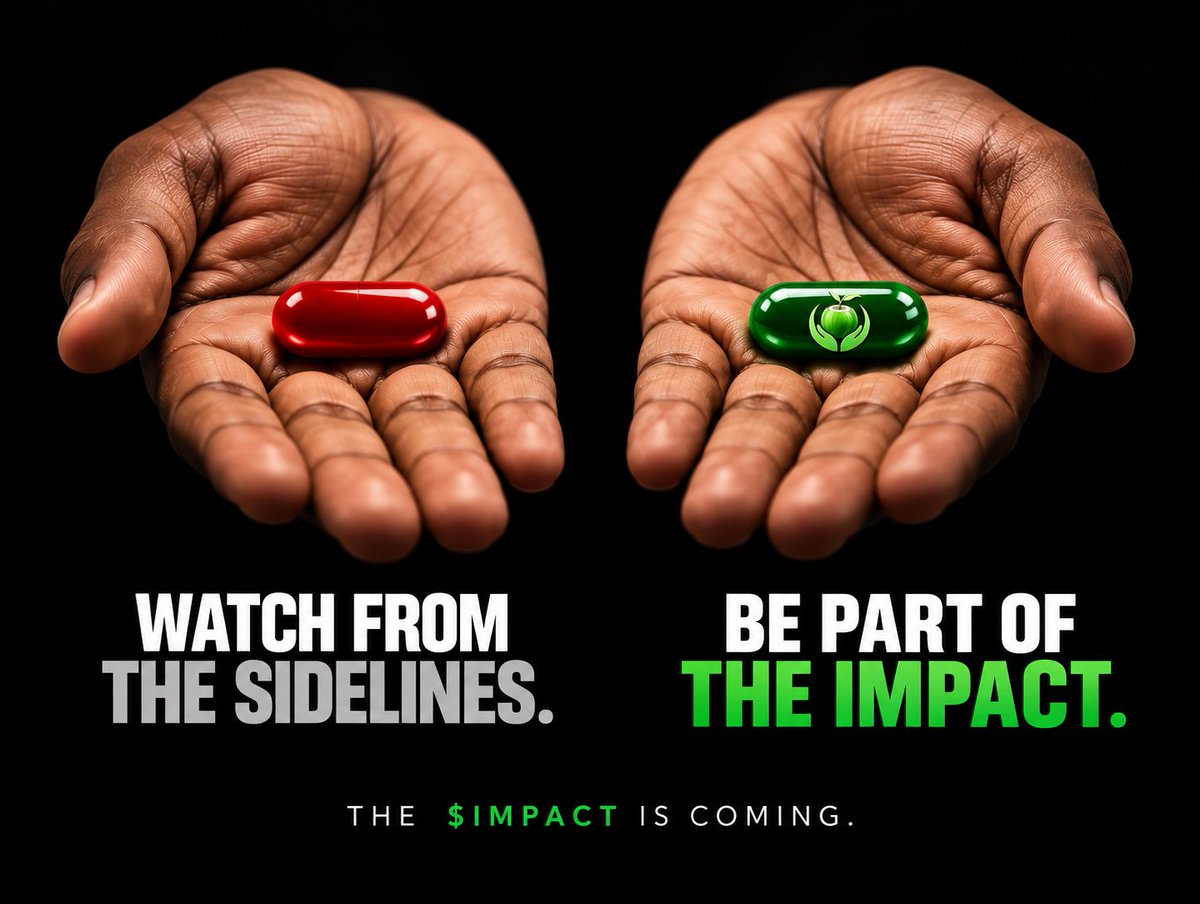 DIMPACTTOKbws0's tweet photo. $IMPACT is building a community where participation, purpose, and real-world impact come together. 

The choice is simple: stay on the sidelines, or step into a movement designed to turn collective action into meaningful change.

Don’t just watch impact happen. Be part of it.

THE $IMPACT IS COMING.