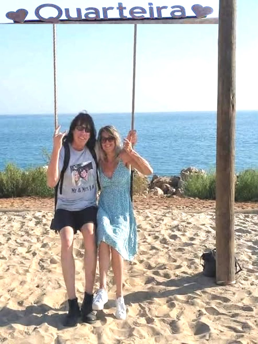 AkBandThe's tweet photo. Myself &amp; #M met in Quarteira Algarve .PT 19/10/1999 @ #Justlove #Beautiful (Photo Summer 2022 @ Back 2 The Beginning) 💓 https://t.co/S9BSuqvOn9