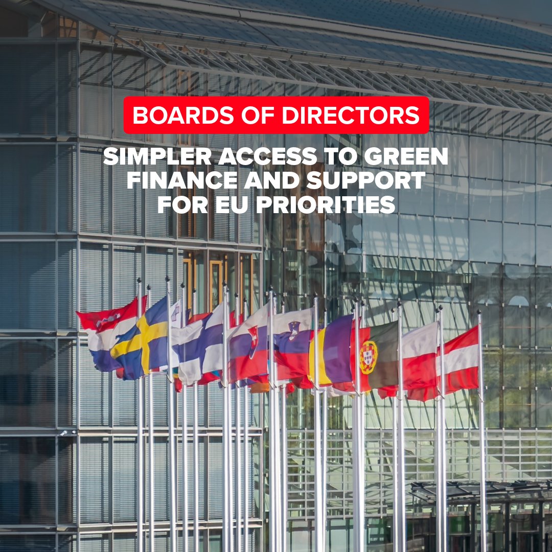 EIB's tweet photo. The EIB Group Boards deliver:

🔵 Simpler access to green finance with a framework reducing administrative burdens for companies 
🔵 €11.5bn for energy, housing &amp; global partnerships 
🔵 New @EIF_EU support to help EU businesses invest, innovate &amp; grow
🔗 https://t.co/pdSyXtyHUi https://t.co/7B2N2w3M6O
