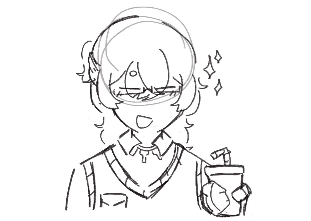 HALF_BLINDEGO's tweet photo. Im that warden he's talking about!! Blue lemonade is lovely, i like it more than the coffee I drink to stay up.

I like it's sweetness, it's simply delicious! ✨
(Ps; it isn't as horrible as jackalopes horrible coffee he makes, I prefer this.) https://t.co/uzyPvrxhOy