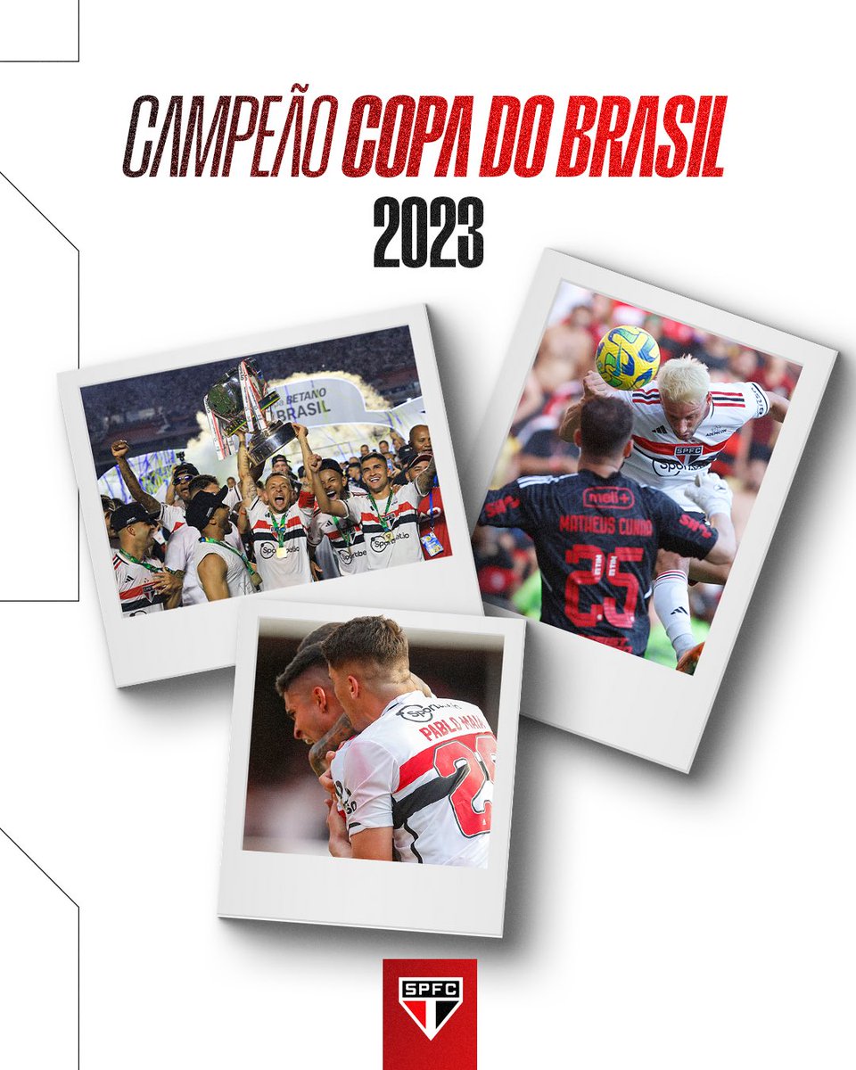 SaoPauloFC's tweet photo. 🏆 Campeão da Copa do Brasil 2023!

Há três anos, o título da Copa do Brasil chegava ao MorumBIS. Em uma tarde inesquecível, o Tricolor superou o Flamengo e levantou a taça pela primeira vez. 

Mais sobre a conquista > https://t.co/Vmo4uTwSc4

#VamosSãoPaulo 🇾🇪 https://t.co/TRERwMZ3Xu