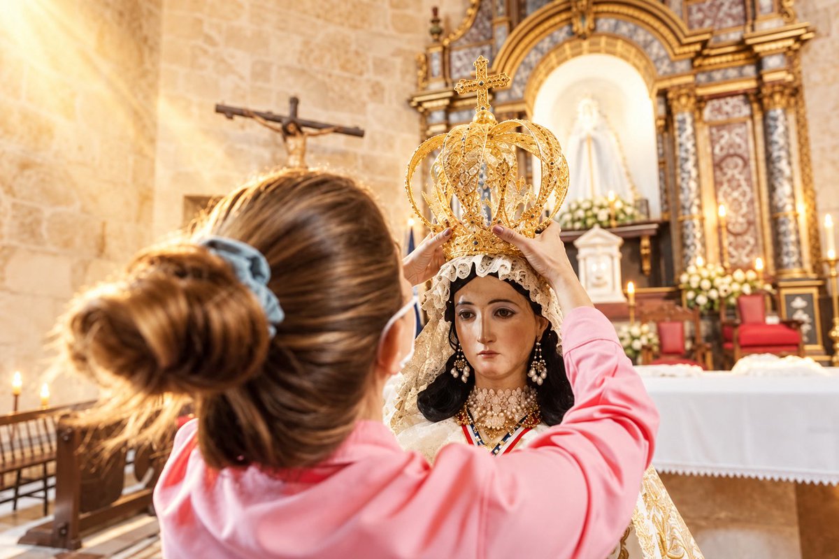 CarolinaMejiaG's tweet photo. 24 de septiembre de 2021.

En medio de una pandemia que todavía nos llenaba de incertidumbre, y en vísperas del Día de Nuestra Señora de las Mercedes, Patrona del pueblo dominicano, una de las fechas más importantes de nuestra fe y tradición, vivimos de cerca la vestición de nuestra Virgen, cuidando con devoción cada detalle de sus vestiduras y su corona para que estuviera lista para recibir a su pueblo al día siguiente.

Fue un momento de fe y esperanza en tiempos difíciles, y una muestra del amor y la profunda devoción del pueblo dominicano hacia su Patrona, Nuestra Señora de las Mercedes.