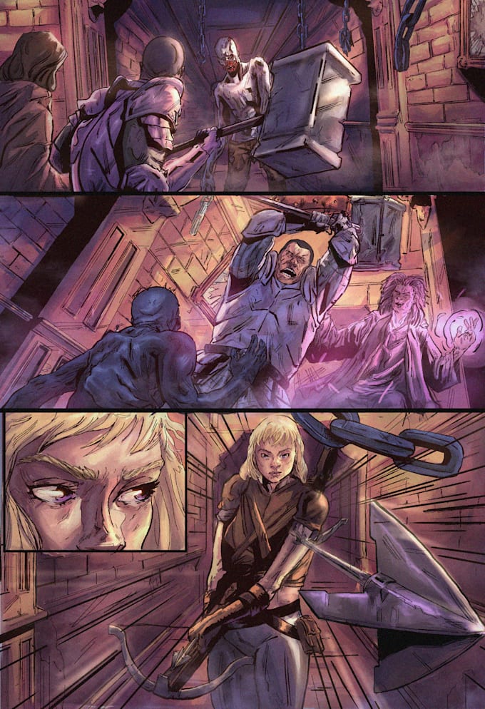 niadesigns1's tweet photo. The deeper they go, the more terrifying the truth becomesπ°π
#ComicBook #ComicPanels #ComicStory #DarkFantasy #FantasyArt #HorrorComic #DarkComic #GothicFantasy #MedievalFantasy #SequentialArt #GraphicNovel #ComicIllustration #IndieComics #ComicLovers #EpicFantasy #ComicBookArt https://t.co/fIoyI0srap