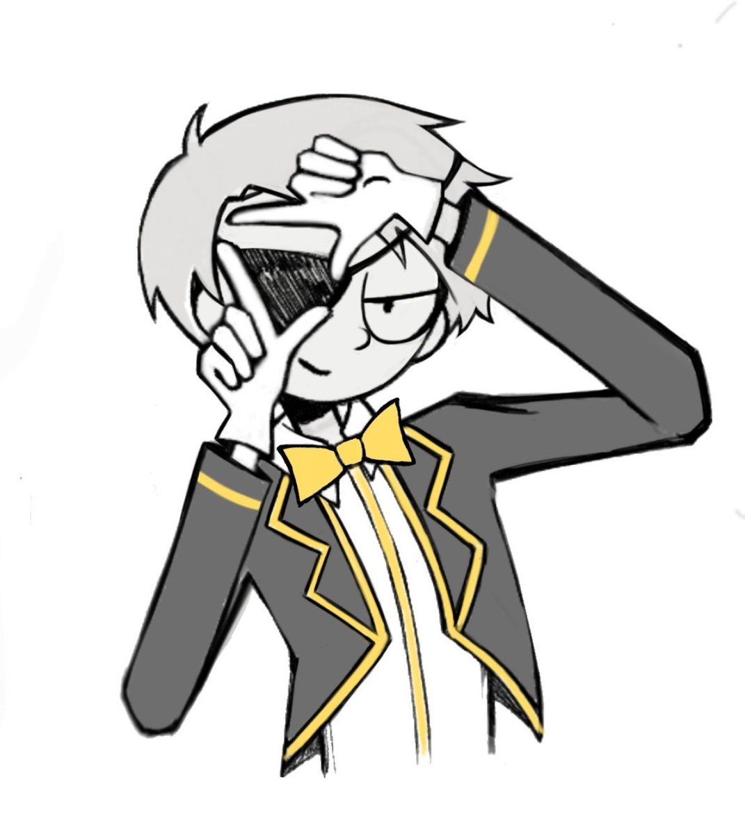 morioliart's tweet photo. 💛Evil Morty.#RickandMorty #EvilMorty #BillCipher https://t.co/RFfB02lAeL