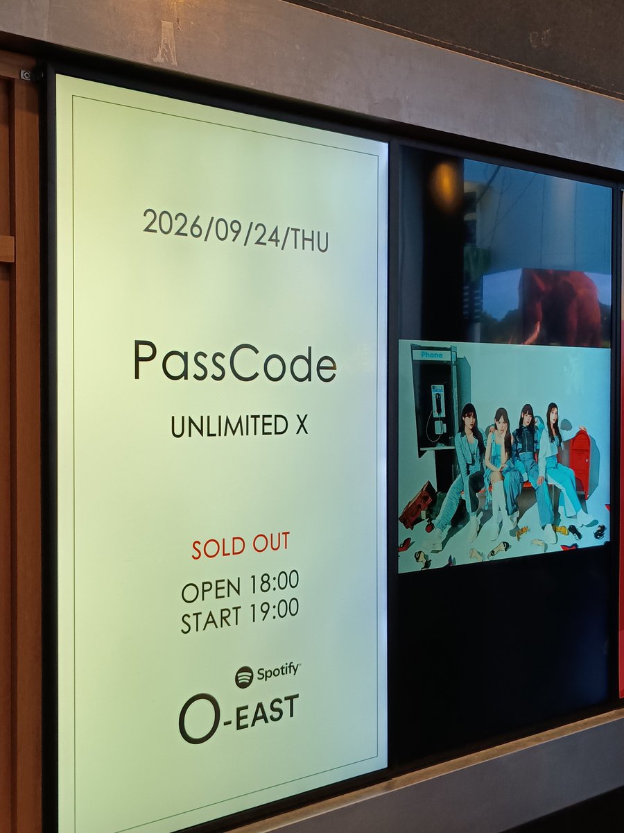 KoyaTadashi's tweet photo. #PassCode UNLIMITED X

@ Spotify O-EAST

初日から飛ばしたライブ
ステージもフロアーも最高！！ https://t.co/Wsnh195u9g