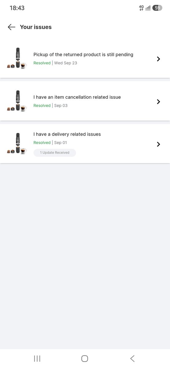 Vishal3064's tweet photo. @flipkartsupport @Flipkart 
First Delivery Delay and then return pick up failed now you have just disabled options only. How to reach customer care ? No support and refund is stucked just as it is https://t.co/NQ0XBhleVg