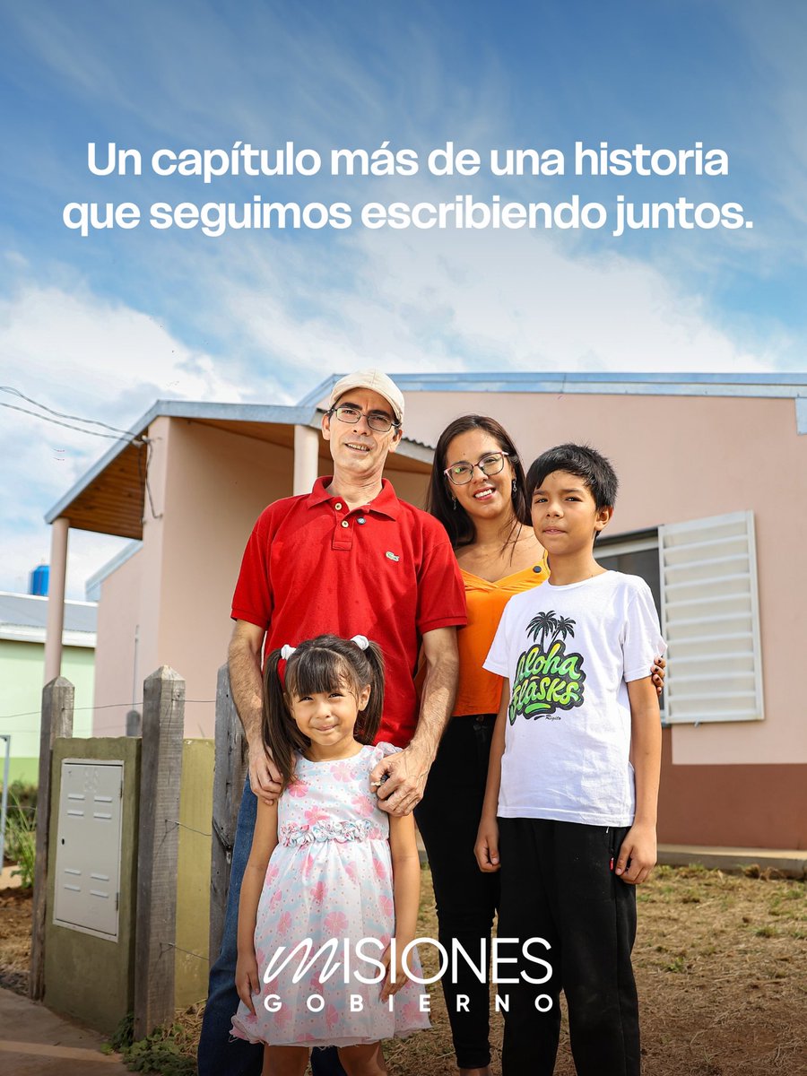 gobmisiones's tweet photo. La historia continúa y vos sos protagonista. 🗝️🏠

300 familias, 300 nuevas viviendas y una historia que está a punto de empezar en Itaembé Guazú y Apóstoles. 🏘️👪

Detrás de cada puerta están tus sueños, tus proyectos y un nuevo capítulo por comenzar. https://t.co/enSUL8ykOQ