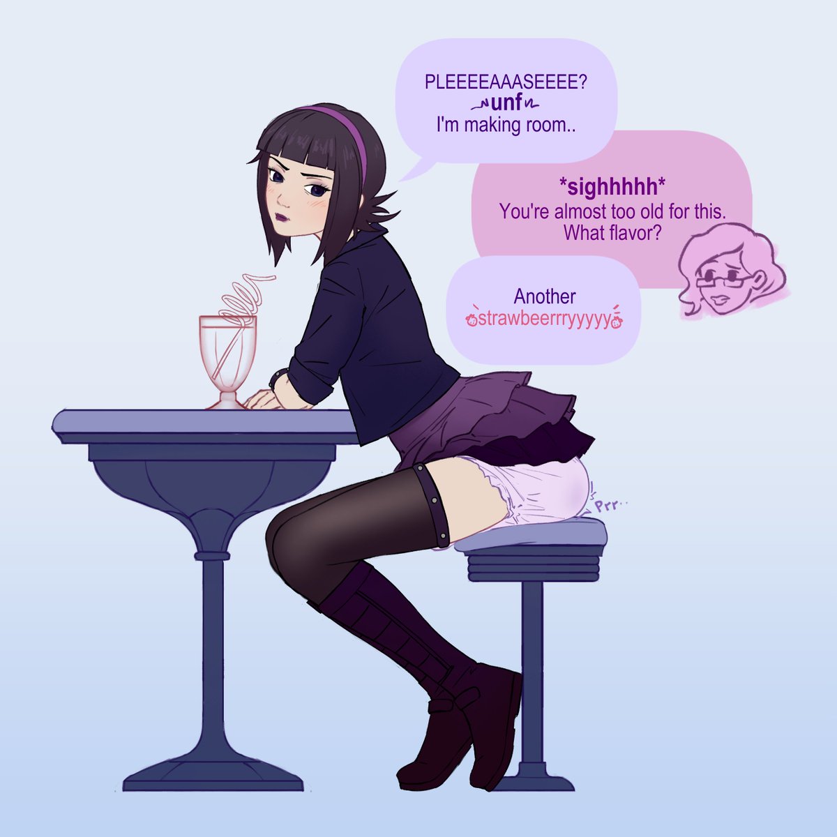 HeppySugoi's tweet photo. Last one of these! Actually pretty fond of Aurora so this was fun https://t.co/oCIM89cebX