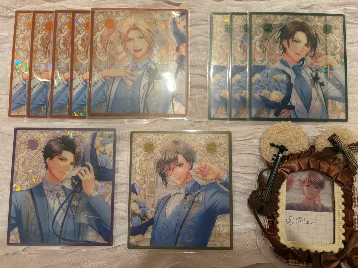 _haveateatime_'s tweet photo. 〈交換〉スタマイ 10周年 色紙

譲♡桐嶋 誠 新堂 宝生 （後日由井+1）

求♡同種桧山 朝霧（友人分）

郵送もしくは10/3池袋手渡し◎
1点からでもお気軽にお声掛けください🔖 https://t.co/OLrzmckLuj