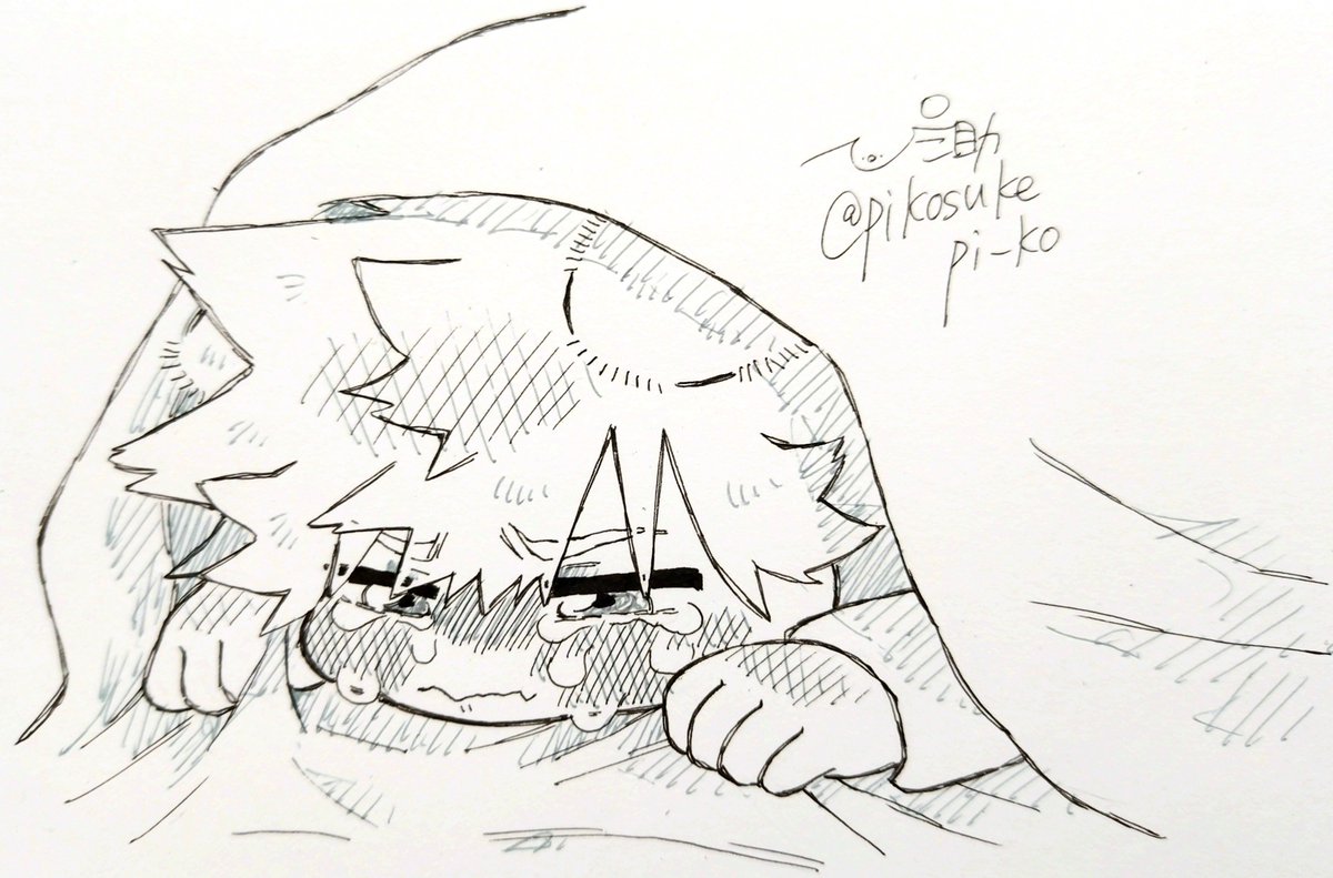 pikosukepi_ko's tweet photo. 出くんと🐱ｶｯﾁｬﾝ
獣耳注意
早めに帰れるって言った😡 https://t.co/aeezDeAEeC