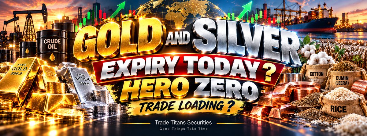 TheTradeTitansX's tweet photo. 🥇🥈GOLD & SILVER HERO-ZERO SETUP ON RADAR

💰 Capital Required: ₹4K–₹5K
🎯 Potential Reward: 1X–2X
⚡ Setup Type: Pure Hero-Zero
🚫 Hedge: No Hedge Trade

📊 Setup Unlock Criteria:
❤️ 150+ Likes
🔁 150+ Retweets

🚀 Hit the target and the setup drops.

How many are interested?

📫 Telegram: https://t.co/G7Anqp7j3Q

#Gold #Silver #MCX #HeroZero #OptionsTrading #Trading
