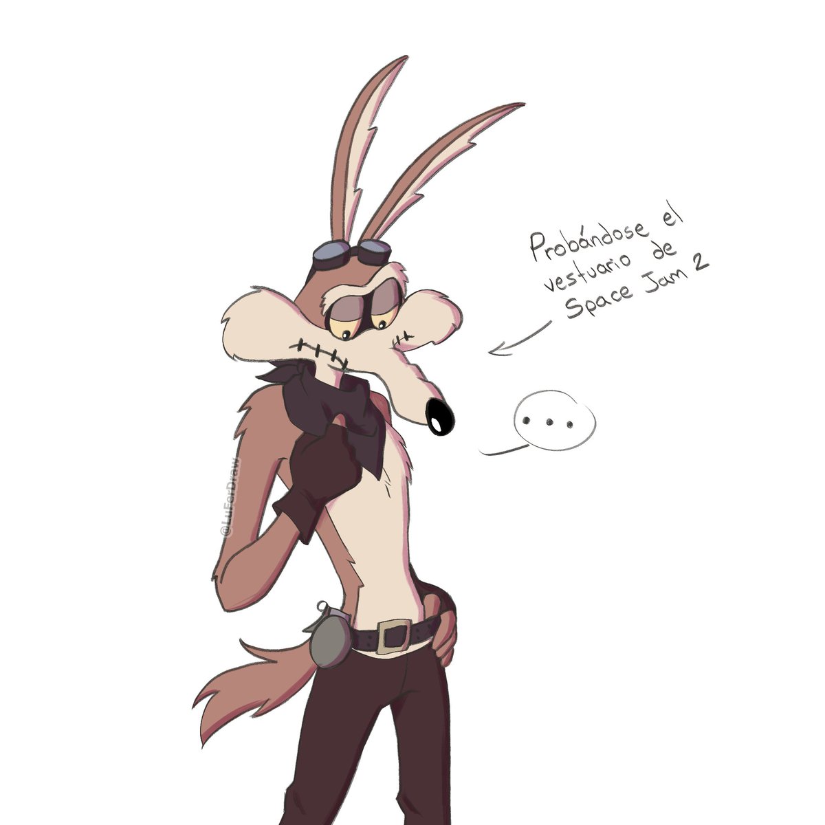 LuFerDraw's tweet photo. Póngale más ropa al coyote!! 🗣️

#wileroad #roadrage #wilerunner https://t.co/wbsR0Hitsa