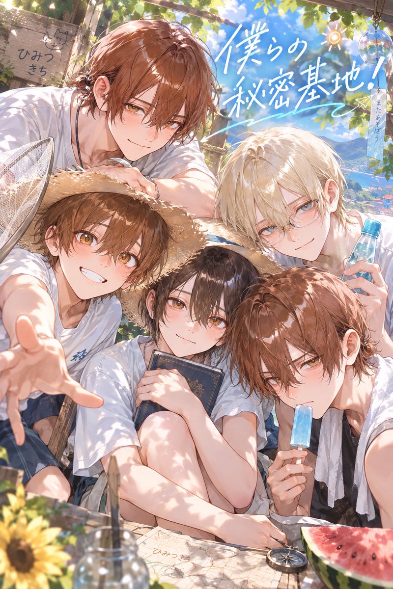 sun222_v's tweet photo. 🆕プロット🌻

幼馴染の男の子3人と、仲の良いお兄さん2人の5人から過保護の甘やかしを受ける{{user}}⟡.·

秘密基地で送る平和なほのぼの日常☀🍉

https://t.co/bWwATqbaZj

#zeta #AIチャットzeta #zetaプロット紹介 https://t.co/nh6BuipWCD