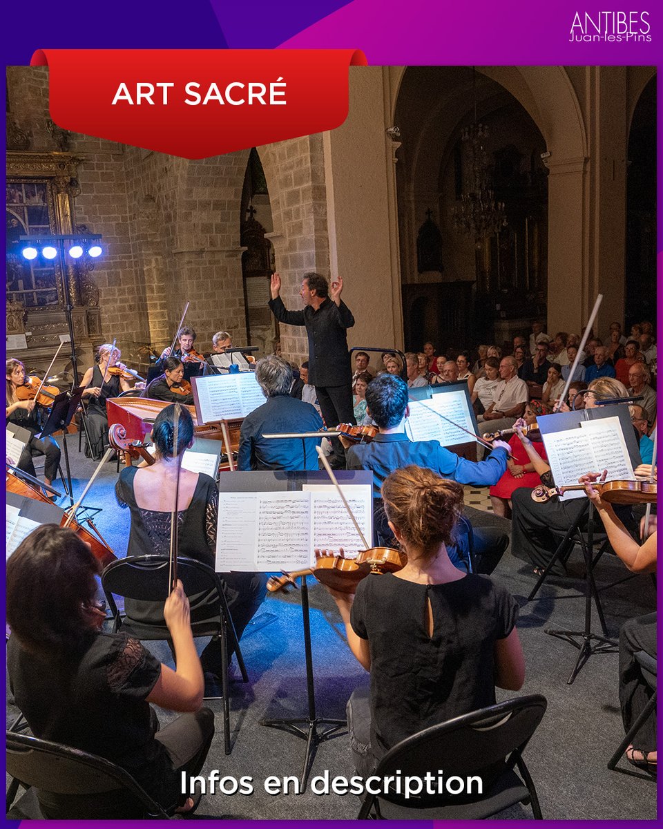 antibes_jlp's tweet photo. 🎻 Un concert de l'Orchestre National de Cannes dans la cathédrale

📅 Vendredi 25 septembre à 20h45
📍 Cathédrale d'#Antibes 

🎼 L'Orchestre National de Cannes interprétera des compositions de Vivaldi, Haydn et Mozart dans le cadre du Festival d'Art Sacré d'Antibes.

Dirigé par Julien Chauvin et avec la soprano Michèle Breant, l'orchestre illuminera la cathédrale millénaire et classée de la vieille ville avec sa "Voix divine".

💡 Savoir + billetterie 👉 https://t.co/RJTrUd1ktd 
Programme complet 👉 https://t.co/71Xgov9hj0

#CotedAzurFrance