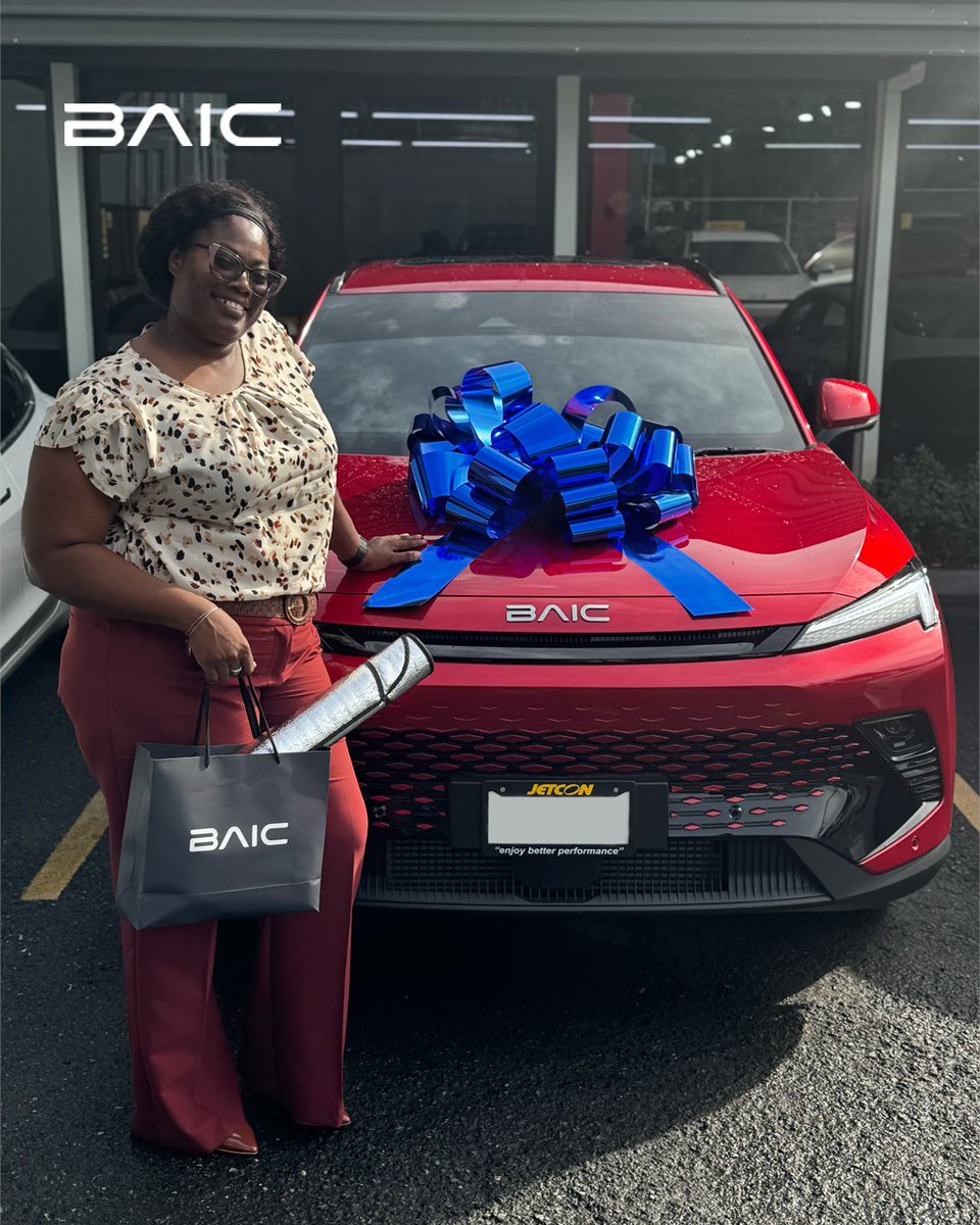 JetconCars's tweet photo. From showroom dreams to driveway reality. 

Congratulations on taking home your brand-new BAIC X55! 🎉 Bold, stylish and ready for every journey ahead.

Your X55 moment could be next. Stop by Jetcon and take one for a test drive today! 🔑

📍 Jetcon Corporation Ltd.
📍 2 Lower Sandringham Ave, Kgn 10
📞 (876) 920-2277

#BAICX55 #BAICJamaica #JetconCars #Jetcon