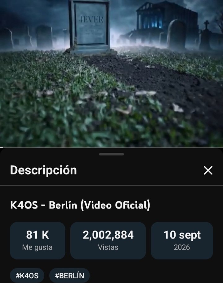 _Lii06_'s tweet photo. Berlín ya llego a los dos millones antes de que se cumpliera un mes de su lanzamiento💜🥺 https://t.co/cTB2yyANE0
