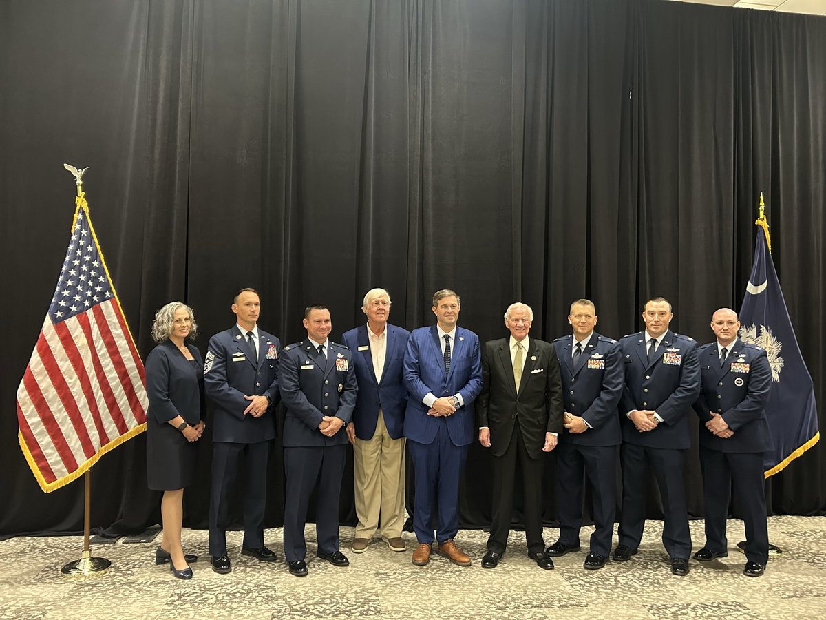 schousespeaker's tweet photo. Honored to join @henrymcmaster, Secretary McCaffrey, and our military commanders and leaders for yesterday’s Governor’s Commanders Briefing.

South Carolina is proud to be home to eight major military installations and a tremendous military community. Our military presence is not only critical to our national defense, but an important part of the fabric of our state and a tremendous economic asset. 

The General Assembly will continue standing shoulder-to-shoulder with our military leaders and working to ensure South Carolina remains a state where military families are welcomed, installations have the infrastructure they need, and our communities are strong partners in the missions you carry out.

Thank you to all who serve our state and nation!