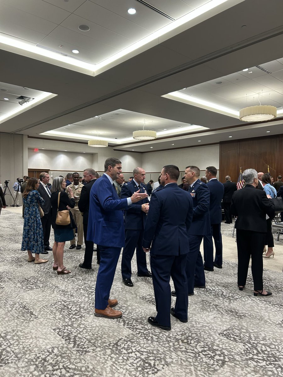 schousespeaker's tweet photo. Honored to join @henrymcmaster, Secretary McCaffrey, and our military commanders and leaders for yesterday’s Governor’s Commanders Briefing.

South Carolina is proud to be home to eight major military installations and a tremendous military community. Our military presence is not only critical to our national defense, but an important part of the fabric of our state and a tremendous economic asset. 

The General Assembly will continue standing shoulder-to-shoulder with our military leaders and working to ensure South Carolina remains a state where military families are welcomed, installations have the infrastructure they need, and our communities are strong partners in the missions you carry out.

Thank you to all who serve our state and nation!