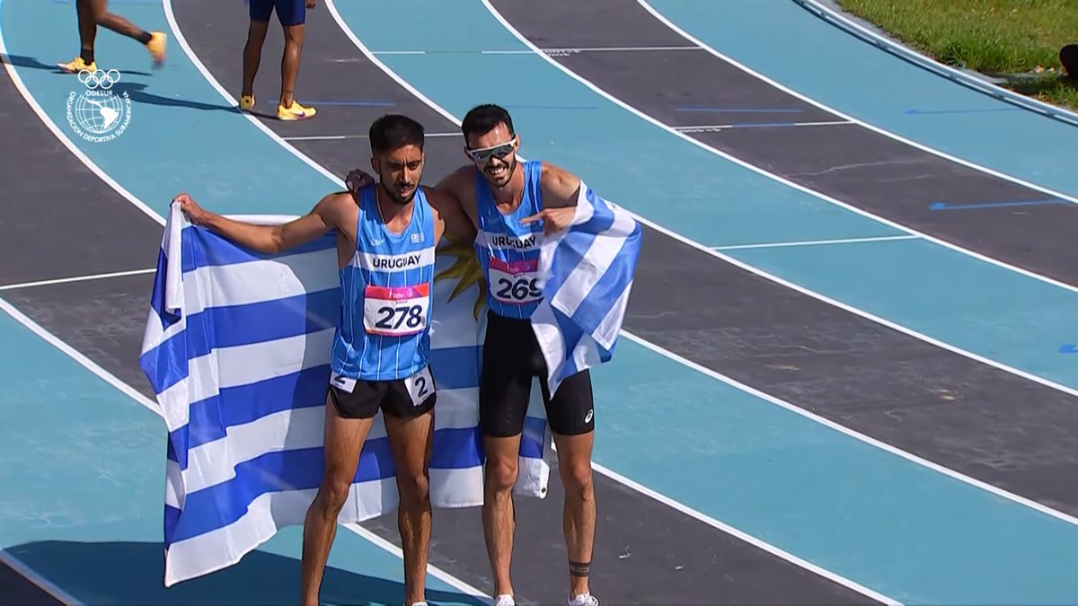 ElEspectadorUy's tweet photo. ATLETISMO: ¡DOS MEDALLAS PARA URUGUAY! 🥇🥈🇺🇾

Valentín Soca se quedó con el oro y  Santiago Catrofe con la plata en la prueba de 5000 metros de los Odesur. El 1-2 fue para Uruguay con los atletas que ya habían ganado las pruebas de 1500 y 10.000 metros. https://t.co/o7NEEnxbA4